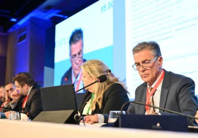 Ο Πρόεδρος του Επιμελητηρίου Κορινθίας Παναγιώτης Λουζιώτης στις εργασίες της Γενικής Συνέλευσης της Κεντρικής Ένωσης Επιμελητηρίων Ελλάδος